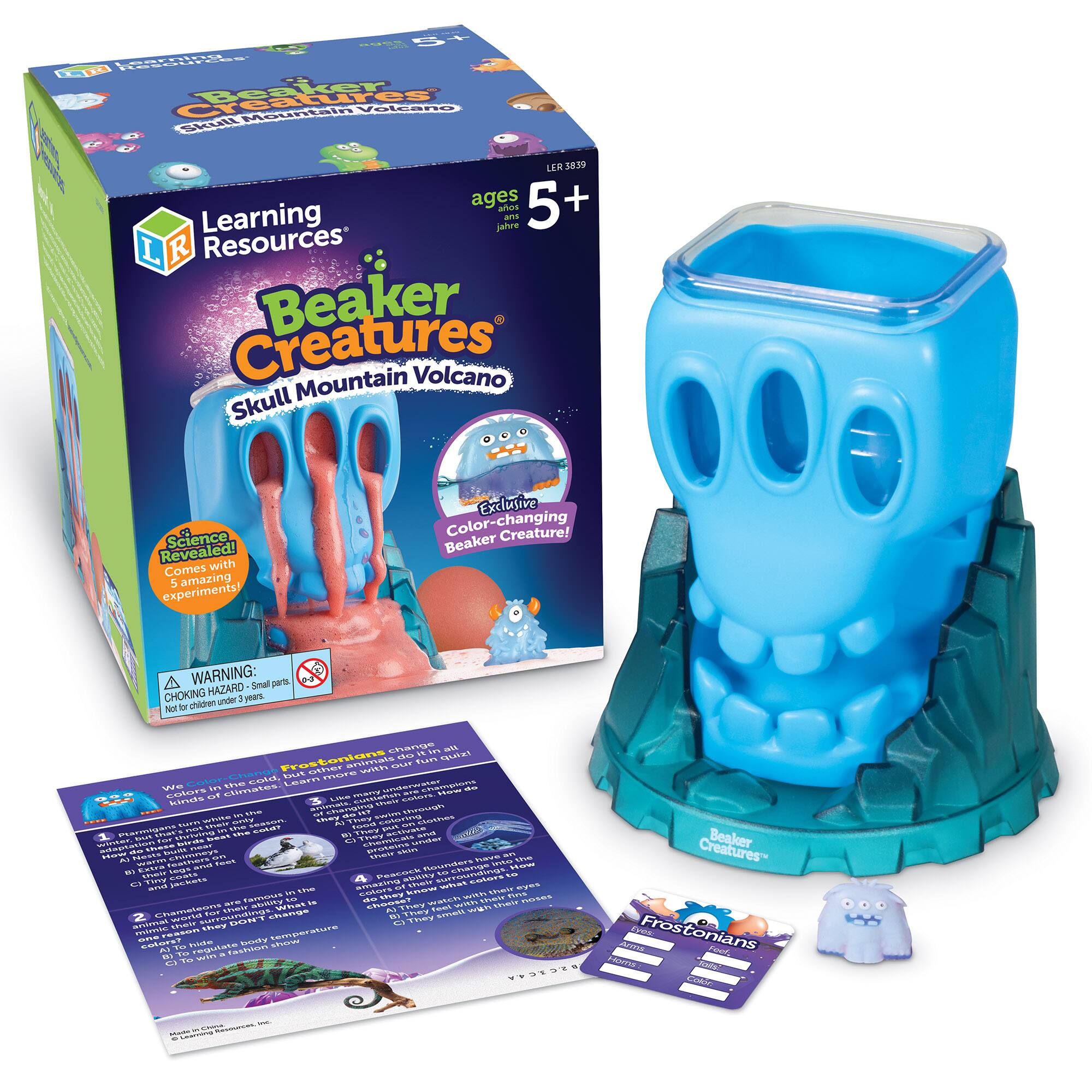 Learning Resources Beaker Creatures Skull Mountain Volcano